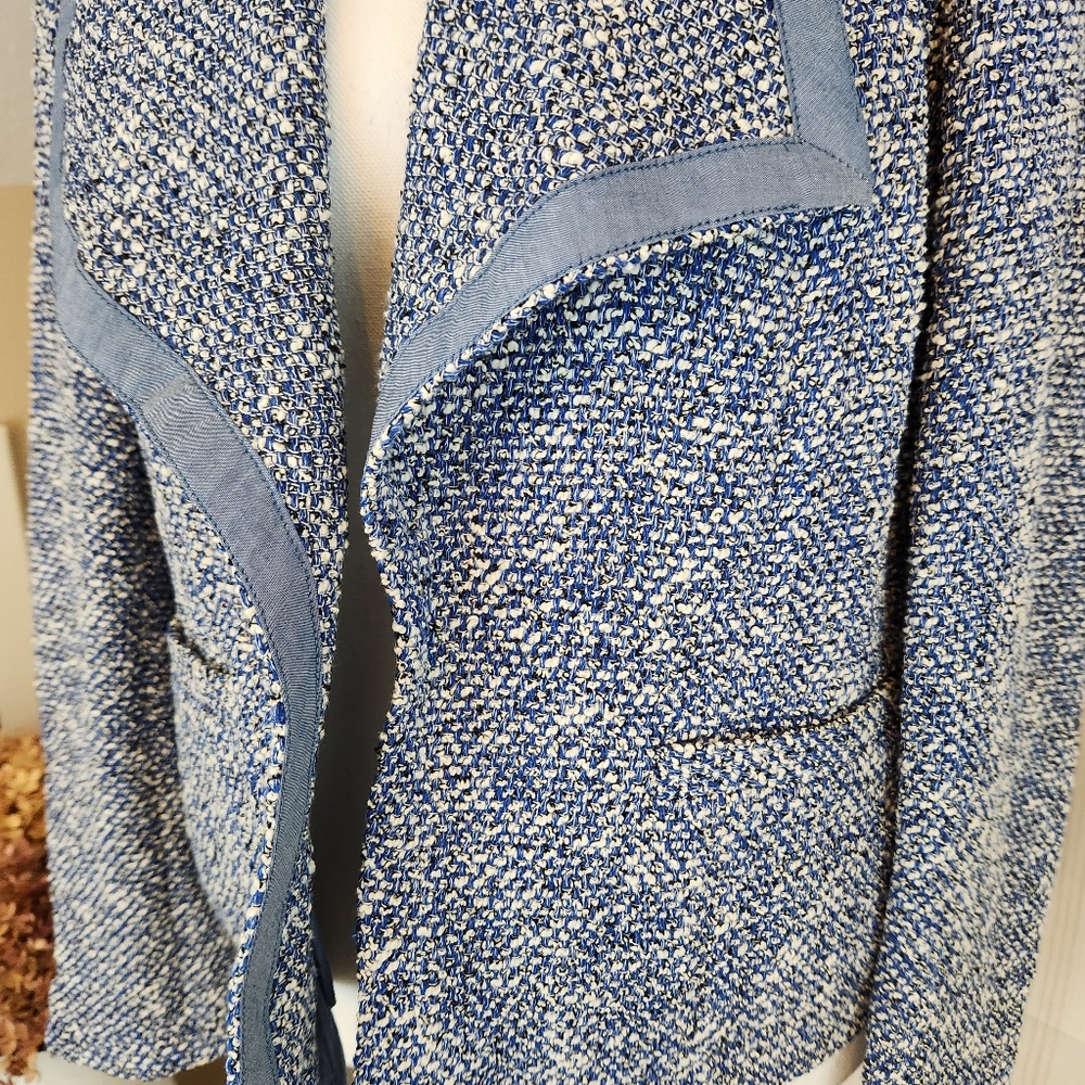 Talbots Blue Blazer Jacket - Picture 3 of 9